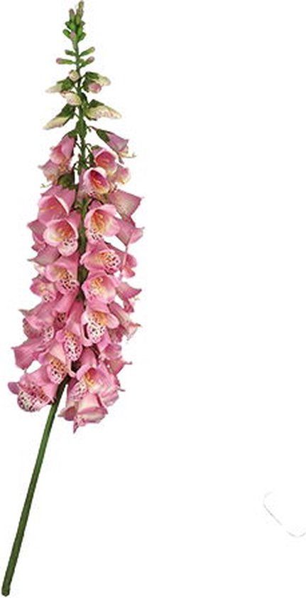 Buitengewoon Boet Buitengewoon de Boet Vingerhoedskruid 127 cm Roze kunstplant