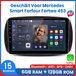 Awesafe 6+128GB Autoradio - Geschikt Voor Mercedes Benz Smart Forfour Fortwo 453 2015 t/m 2022 - Draadloos Carplay Android auto - GPS Navigatie WIFI - Bluetooth Wifi - Ondersteuning invoegen 4G SIM - 8 Kern V1PRO