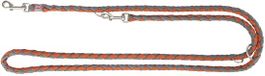 Trixie Cavo Hondenriem Verstelbaar Roest / Grafiet Grijs 200x1,2 cm
