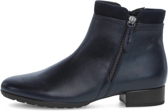 Gabor Dames Enkellaarzen - blauw - Maat 37