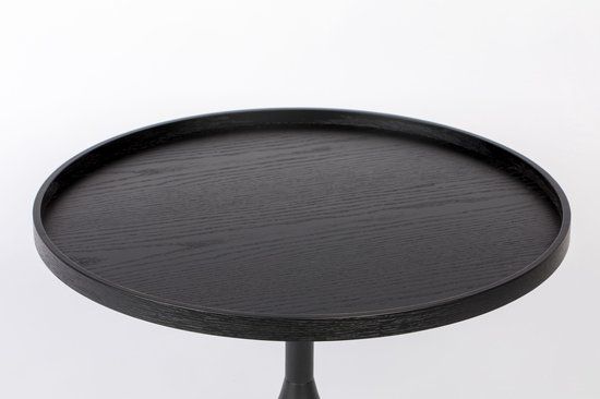 Zuiver Jason Salontafel Rond - Zwart - 69 cm