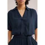 WE Fashion Straight jumpsuit marineblauw