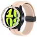 Wigento Samsung Galaxy Watch 6 Classic 47mm Smartwatch Beschermhoes, Tijdlijn Ontwerp, Roze