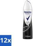 Rexona Invisible Diamond Deodorant Spray - 12 x 150 ml