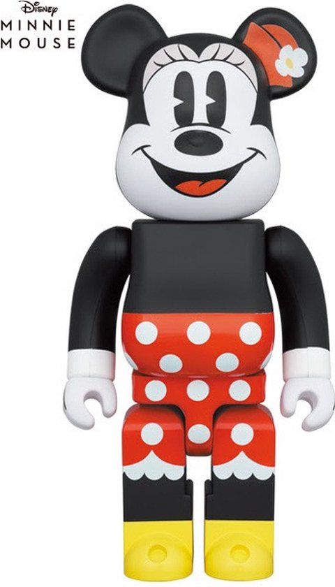 1000% Bearbrick - Minnie Mouse (Walt Disney) - Black/Pink - 70cm
