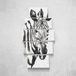 Homemania Zebra-5 dieren, voor woonkamer, meerkleurig, 100 x 3 x 60 cm, HM205PKNV-147, polyester, hout