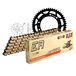 Kettingset DID Kettingset staal 428NZ / 126 clipslot voor Malaguti X3M Enduro Motard 125 cc Bj. 2007-2013