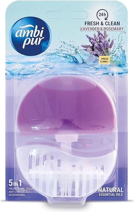 Ambi Pur Toiletblok Starterkit 5in1 Lavender &amp; Rosemary