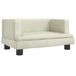 VidaXL Banc pour enfants 60x40x30 cm velours crème