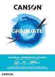 Graduate Canson Graduate Aquarelpapier Blok, DIN A5, 20 vellen, 250 g/m²