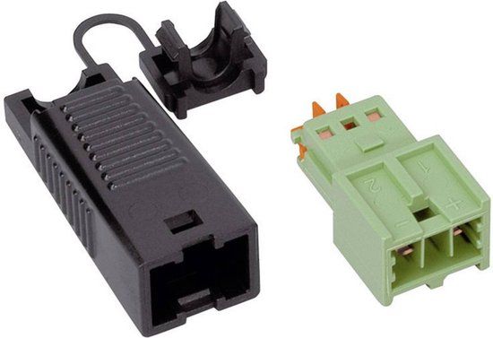 WAGO 893-1012 Netstekker WINSTA KNX Stekker, recht Totaal aantal polen: 2 3 A Groen 1 stuk(s)