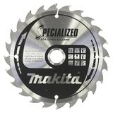 Makita Specialized zaagblad, 165 x 20 mm, 24Z, B-32910