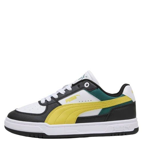 Puma Caven III Block imitatieleren sneakers - zwart/geel