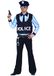 Ciao 16143.L Politie Kostuum Volwassene Man Zwart Wit L