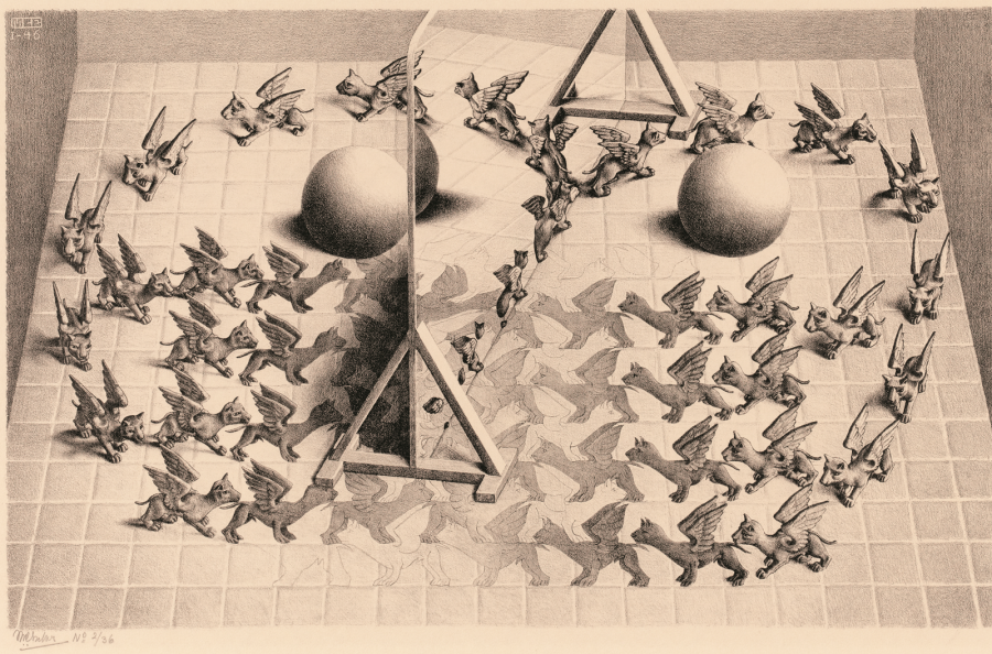 Puzzelman Toverspiegel - M.C. Escher Puzzel (1000 stukjes)