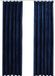 vidaXL Gordijnen verduisterend 2 st met haken 140x225 cm fluweel blauw