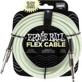 Ernie Ball 6437 Flex Cable Gitaarkabel Glow In The Dark 6 Meter