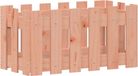 vidaXL Plantenbak met hekontwerp 60x30x30 cm massief dougashout
