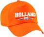 Bellatio Decorations Nederland / Holland landen pet oranje kinderen - Nederland / Holland baseball cap - EK / WK / Olympische spelen outfit