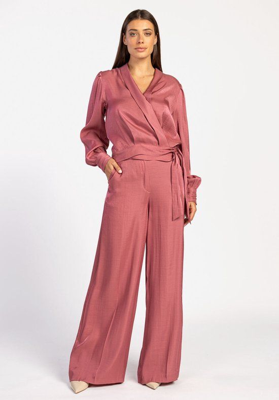 AAIKO Giani Vis 355 Palazzo Broek - Roze - Maat XS