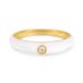 Glanzstücke München Dames Ring Zilver 999 zilver Zirkonia Geelgoud Maat 56