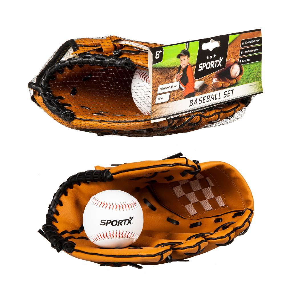 SportX SportX Honkbal Handschoen + Bal