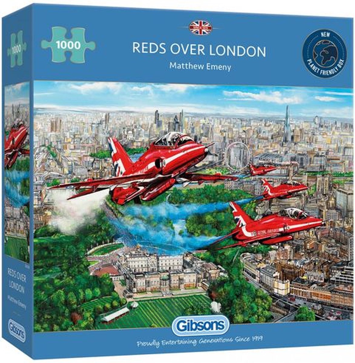 Gibsons Puzzles Puzzel gibsons reds over london 1000 stukjes