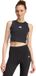 Adidas Sportswear Essentials 3-Stripes Gewatteerde Tanktop - Dames - Zwart