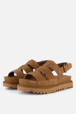 Warmbat Wenlock Suede Dames Sandalen - Cognac