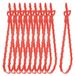 Merkloos Afvoerreiniger Spiraal Rood 63 cm 10 stuks