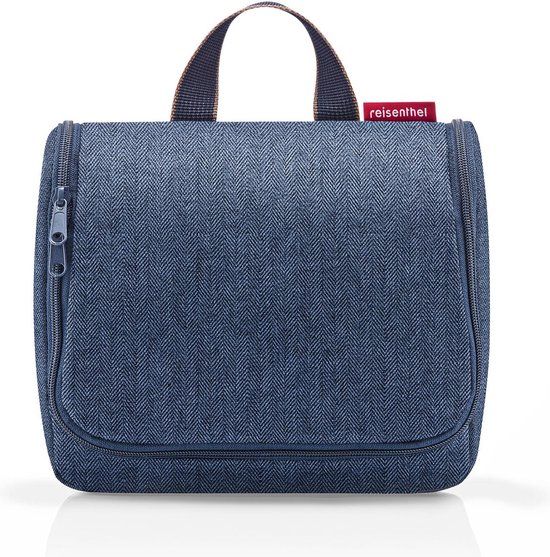 Reisenthel Toiletbag Toilettas - 3L - Herringbone Donkerblauw