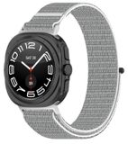 Wigento Samsung Galaxy Watch Ultra 47mm: Elastische sportband met klittenbandsluiting, gemaakt van nylon (model M4)