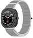 Wigento Samsung Galaxy Watch Ultra 47mm: Elastische sportband met klittenbandsluiting, gemaakt van nylon (model M4)