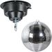 Ayra boule à facettes 50 cm avec moteur - DanceFX MB50-5x5 - Multicolore