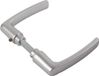 Ami Deurkruk Blokmodel Aluminium F-1 110x48mm 62-69mm Deurdikte