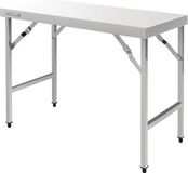 Vogue inklapbare RVS werktafel 120cm