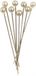 Rayher Spelden met parel kop/kopspelden/naaispelden - 6.5 cm - wit - 100x stuks - hobby steekspelden