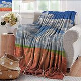 Xaviera Doherty Flannel Fleece Deken Olympische Spelen, Hardlopen op een Zonnige Dag Gooi Lichtgewicht Cozy Pluche Microvezel Effen Deken