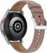 By Qubix - Luxe leren smartwatch bandje - Oudroze - 20mm - Geschikt voor Garmin Vivomove (HR, 3, Sport, Style, Trend)