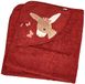Sterntaler Badhanddoek met capuchon 80x80 Emmily rood