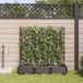 Maison Exclusive - Pots de plantes de jardin, 3 pièces, marron, 120 x 40 x 126 cm, plastique PP