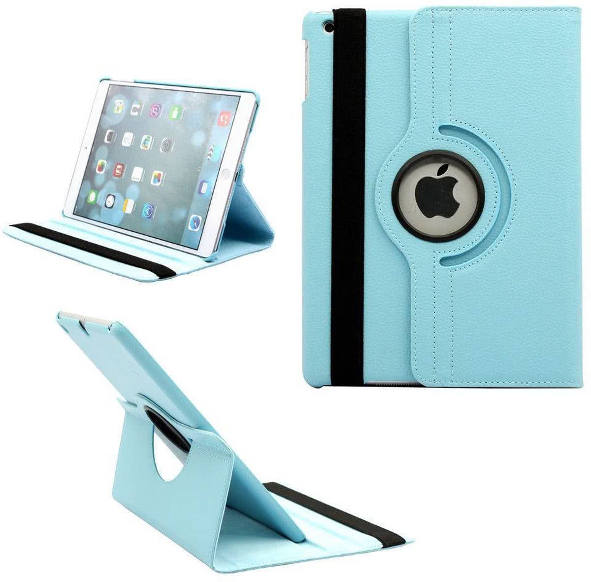 pearlycase Apple iPad Pro 10.5 inch 2017 Hoes 360Â° Draaibare Case Beschermhoes Turquoise