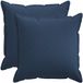 vidaXL - Kussensloop - 2 stuks - Blauw - 70 x 70 cm