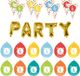 Haza - Verjaardag 6 jaar feestartikelen pakket vlaggetjes/ballonnen