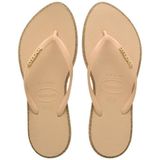 Havaianas Slim Point Glitter teenslippers met glitters goud