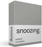 Snoozing Badstof Hoeslaken - Lits-jumeaux (180x200 of 160x210/220 cm) - Grijs