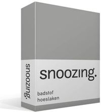 Snoozing Badstof Hoeslaken - Lits-jumeaux (180x200 of 160x210/220 cm) - Grijs