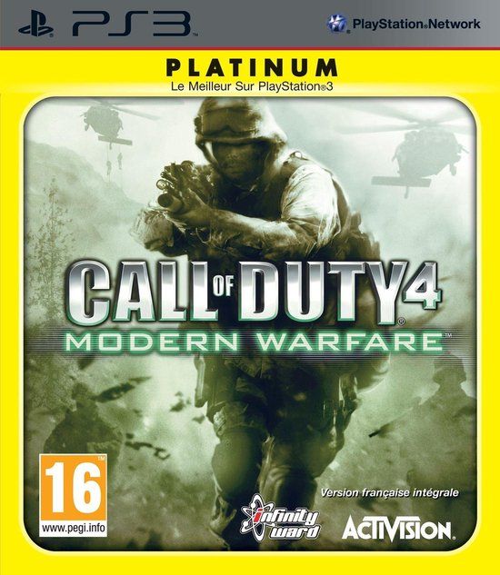 Activision Blizzard Entertainment Call of Duty 4, Modern Warfare (Platinum) (French) PS3