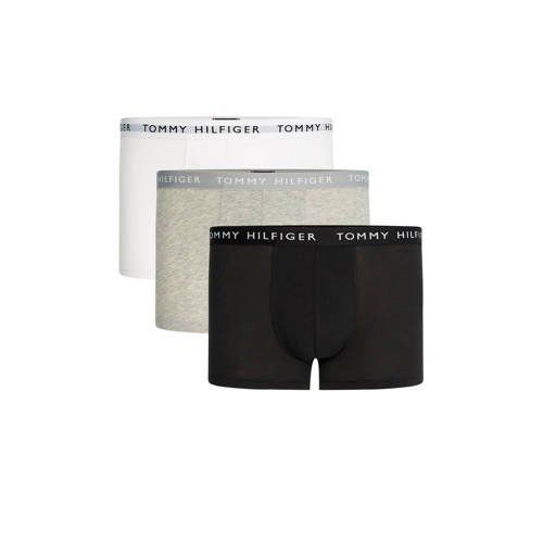 Tommy Hilfiger Boxershorts (set van 3) zwart, wit, grijs