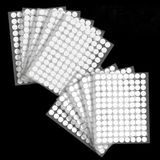 Oderra 1080 stuks ronde klittenbandstickers, 540 paar ronde zelfklevende stippen, 10 mm